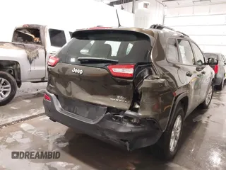 2015 Jeep Cherokee Sport with VIN 1C4PJMAB9FW595102, listed as a IAAI auction lot 41718244 with 95,059 mi miles. Bid and sale history available at carsss.com. Image 6.