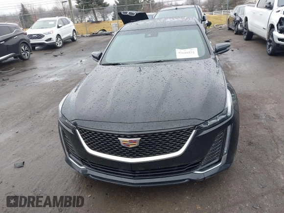 2020 Cadillac CT5 Premium Luxury with VIN 1G6DT5RK4L0123057, listed as a IAAI auction lot 41688571 with 58,903 mi miles. Bid and sale history available at carsss.com. Image 12.