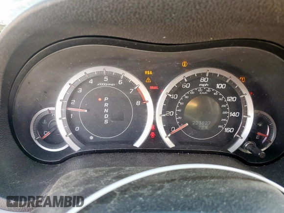 2010 Acura TSX with VIN JH4CU2F68AC023002, listed as a Copart auction lot 48956315 with 223,827 mi miles and Salvage Title. Bid and sale history available at carsss.com. Image 9.