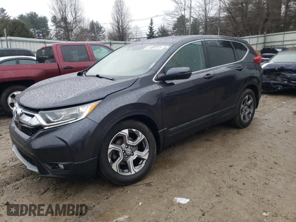 2017 Honda CR-V EX-L with VIN 2HKRW2H84HH118613, listed as a Copart auction lot 41807373 with 58,411 mi miles. Bid and sale history available at carsss.com. Image 1.