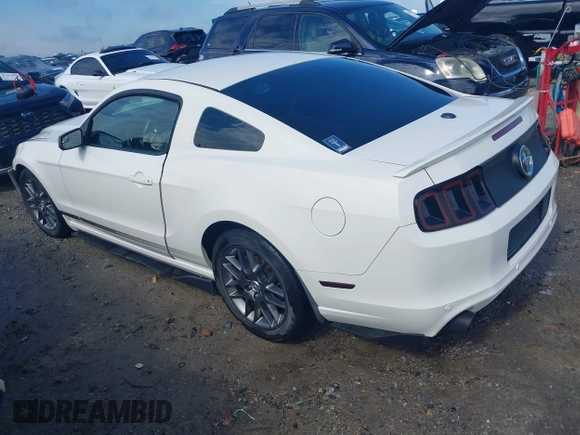 2013 Ford Mustang V6 with VIN 1ZVBP8AMXD5281234, listed as a IAAI auction lot 42260113 with 124,188 mi miles and . Bid and sale history available at DreamBid. Image 3.