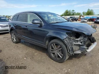 2012 Audi Q7 Premium Plus with VIN WA1LGAFE6CD000593, listed as a Copart auction lot 56414825 with 163,210 mi miles and Clean title. Bid and sale history available at DreamBid. Image 4.