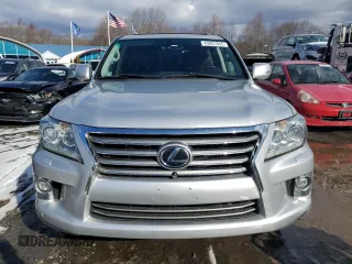 2015 Lexus LX 570 with VIN JTJHY7AX8F4171013, listed as a Copart auction lot 43681865 with 158,146 mi miles and Clean Title. Bid and sale history available at DreamBid. Image 5.