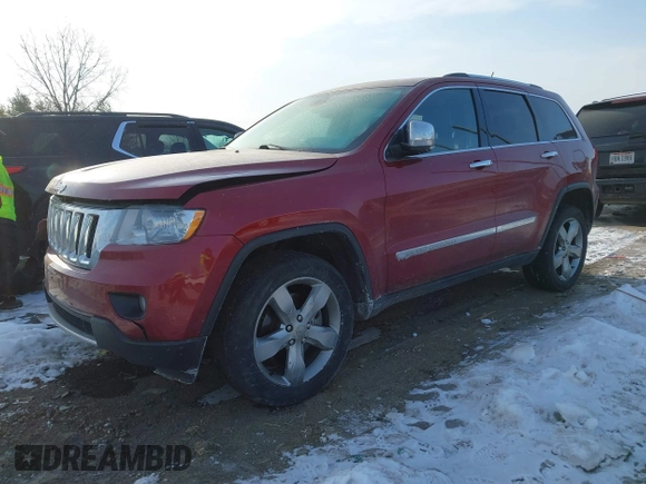 2013 Jeep Grand Cherokee Overland with VIN 1C4RJFCT3DC543862, listed as a IAAI auction lot 41370366 with 65,978 mi miles. Bid and sale history available at carsss.com. Image 17.