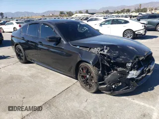 2023 BMW 5 Series M550i xDrive with VIN WBA13BK03PCM44838, listed as a Copart auction lot 68434874 with 17,798 mi miles and Salvage title. Bid and sale history available at DreamBid. Image 4.