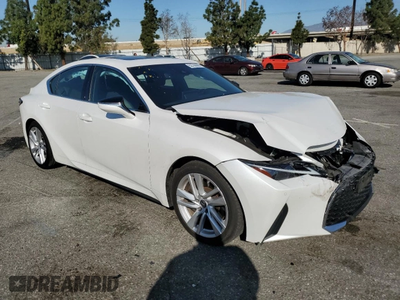 2021 Lexus IS 300 z VIN JTHCA1D29M5115392, wystawiony jako Copart lot #52766865 z przebiegiem 35 358 mil mil oraz Szkoda całkowita • Salvage title. Historia ofert i sprzedaży dostępna na DreamBid. Obrazek 4.