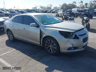 2015 Chevrolet Malibu LTZ with VIN 1G11F5SL0FF336477, listed as a IAAI auction lot 41844225 with 121,384 mi miles. Bid and sale history available at carsss.com. Image 1.