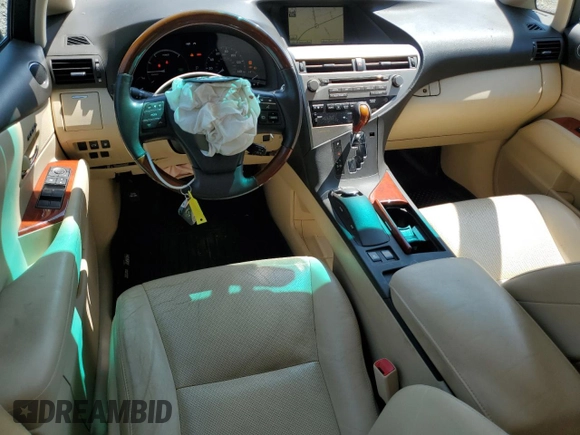 2010 Lexus RX 450h z VIN JTJBC1BA3A2006003, wystawiony jako Copart lot #64174005 z przebiegiem 201 286 mil mil oraz Szkoda całkowita • Salvage title. Historia ofert i sprzedaży dostępna na DreamBid. Obrazek 8.