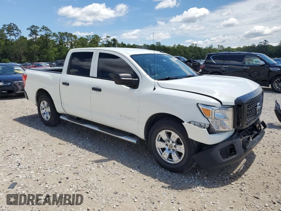 2019 Nissan Titan S with VIN 1N6AA1EK1KN502553, listed as a Copart auction lot 56405715 with 146,353 mi miles and Salvage title. Bid and sale history available at DreamBid. Image 4.