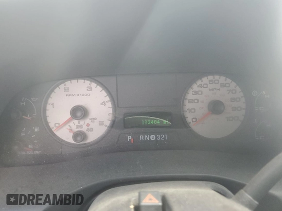 2006 Ford F-250 XL with VIN 1FTSW20P56EC22366, listed as a Copart auction lot 58015465 with 303,484 mi miles and Clean title. Bid and sale history available at DreamBid. Image 9.