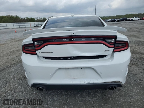 2019 Dodge Charger GT with VIN 2C3CDXHG3KH721430, listed as a Copart auction lot 51839515 with 89,556 mi miles and Salvage Title. Bid and sale history available at DreamBid. Image 6.