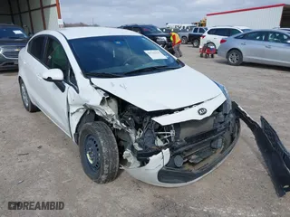 2013 Kia Rio LX with VIN KNADM4A3XD6236578, listed as a IAAI auction lot 41722410 with 174,894 mi miles. Bid and sale history available at carsss.com. Image 6.