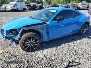 2023 Toyota GR86 with VIN JF1ZNBC18P8758694, listed as a Copart auction lot 63091444 with 5,458 mi miles and Salvage Title. Bid and sale history available at carsss.com. Image 1.