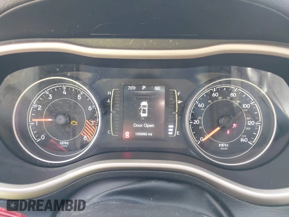 2015 Jeep Cherokee Latitude with VIN 1C4PJMCS0FW790017, listed as a IAAI auction lot 42097988 with 105,990 mi miles and . Bid and sale history available at DreamBid. Image 7.