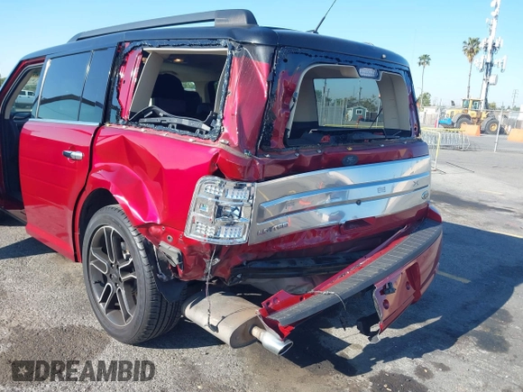 2014 Ford Flex Limited with VIN 2FMGK5D85EBD33530, listed as a IAAI auction lot 41631399 with 93,507 mi miles. Bid and sale history available at carsss.com. Image 6.