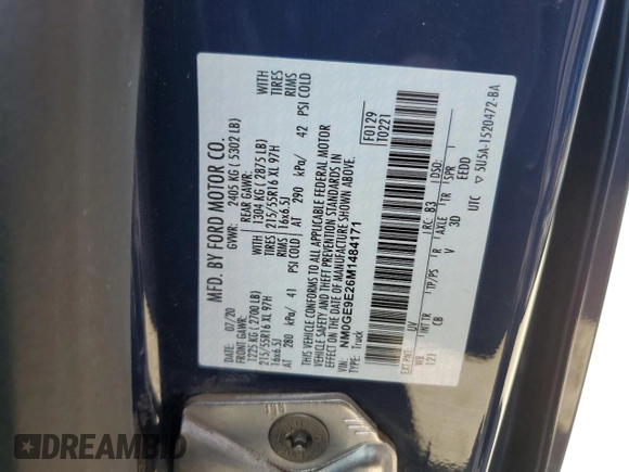 2021 Ford Transit Connect XL z VIN NM0GE9E26M1484171, wystawiony jako Copart lot #57846024 z przebiegiem 124 485 mil mil oraz Czysty tytuł • Clean title. Historia ofert i sprzedaży dostępna na DreamBid. Obrazek 13.