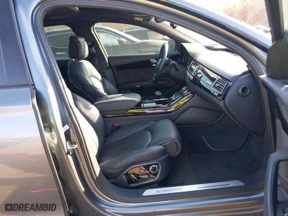 2018 Audi A8 L with VIN WAU44AFD5JN000471, listed as a IAAI auction lot 40785370 with 72,088 mi miles. Bid and sale history available at carsss.com. Image 5.