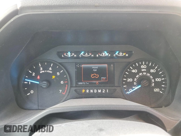 2015 Ford F-150 XL with VIN 1FTEX1CP7FKD96442, listed as a Copart auction lot 46820085 with 156,970 mi miles and Salvage Title. Bid and sale history available at carsss.com. Image 9.