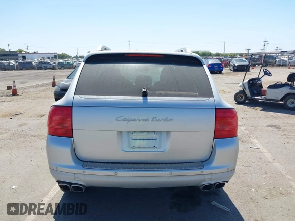 2006 Porsche Cayenne Turbo with VIN WP1AC29P86LA91418, listed as a IAAI auction lot 42627981 with 173,957 mi miles and . Bid and sale history available at DreamBid. Image 15.