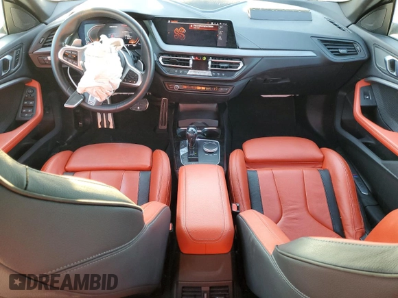 2020 BMW 2 Series M235i xDrive with VIN WBA13AL05L7F36404, listed as a Copart auction lot 75210814 with 30,131 mi miles and Salvage Title. Bid and sale history available at carsss.com. Image 8.