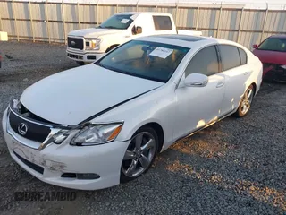 2008 Lexus GS 350 with VIN JTHBE96S480034587, listed as a IAAI auction lot 41780167 with 142,593 mi miles and . Bid and sale history available at DreamBid. Image 2.