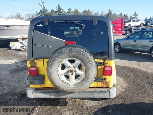 2005 Jeep Wrangler X with VIN 1J4FA39S25P374373, listed as a IAAI auction lot 41754017 with NaN miles. Bid and sale history available at carsss.com. Image 16.