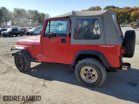 1993 Jeep Wrangler "S" with VIN 1J4FY19P2PP246553, listed as a Copart auction lot 77257954 with 188,373 mi miles and Clean Title. Bid and sale history available at carsss.com. Image 2.