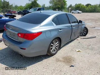 2017 Infiniti Q50 Premium z VIN JN1EV7AR1HM834900, wystawiony jako IAAI lot #42435638 z przebiegiem 76 937 mil mil oraz . Historia ofert i sprzedaży dostępna na DreamBid. Obrazek 4.