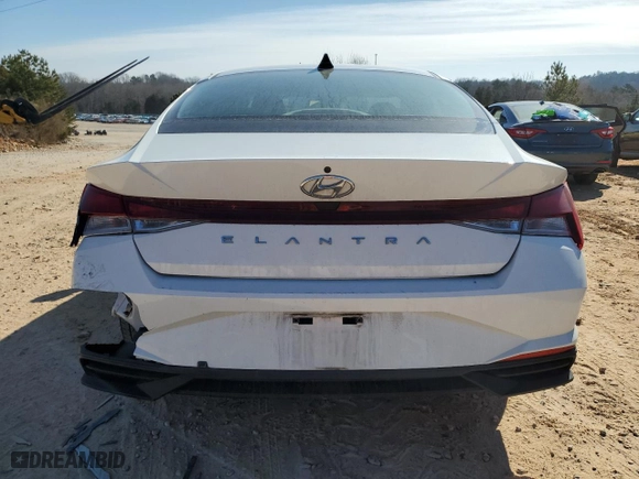 2021 Hyundai Elantra SE with VIN 5NPLL4AG6MH038185, listed as a Copart auction lot 46758205 with 82,248 mi miles and Salvage Title. Bid and sale history available at carsss.com. Image 6.