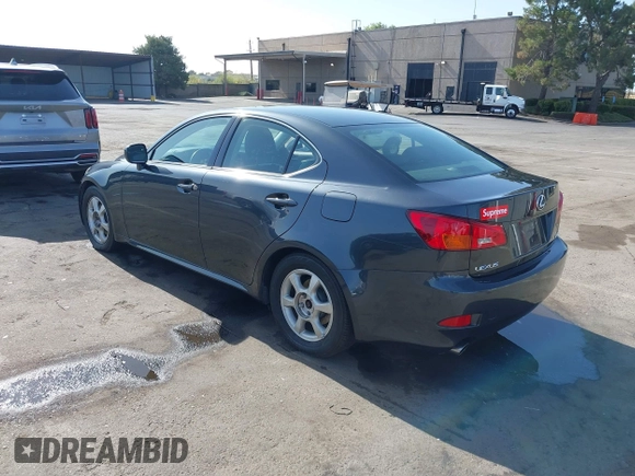 2006 Lexus IS 250 with VIN JTHBK262X65017860, listed as a IAAI auction lot 42498287 with 211,178 mi miles and . Bid and sale history available at DreamBid. Image 3.