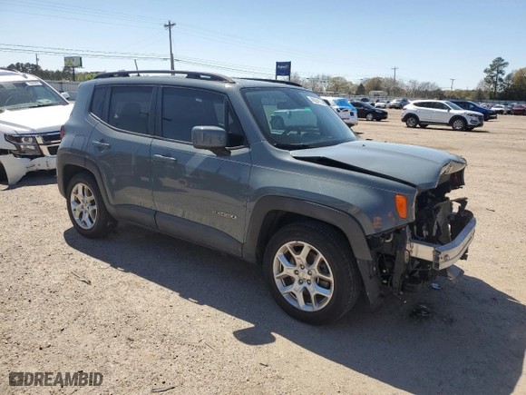 2018 Jeep Renegade Altitude with VIN ZACCJABB5JPH24924, listed as a Copart auction lot 49284125 with 155,327 mi miles and Non Repairable. Bid and sale history available at carsss.com. Image 4.