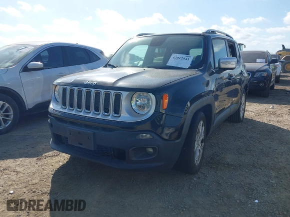 2016 Jeep Renegade Limited z VIN ZACCJADT7GPE30360, wystawiony jako IAAI lot #42012541 z przebiegiem 81 409 mil mil oraz . Historia ofert i sprzedaży dostępna na DreamBid. Obrazek 2.