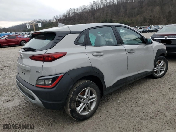 2023 Hyundai Kona SE with VIN KM8K2CAB7PU936734, listed as a Copart auction lot 44928175 with 104,225 mi miles and Salvage Title. Bid and sale history available at carsss.com. Image 3.