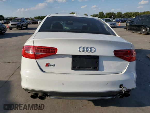 2016 Audi S4 Premium Plus with VIN WAUBGAFL8GA009994, listed as a Copart auction lot 72191514 with 112,388 mi miles and Salvage Title. Bid and sale history available at carsss.com. Image 6.