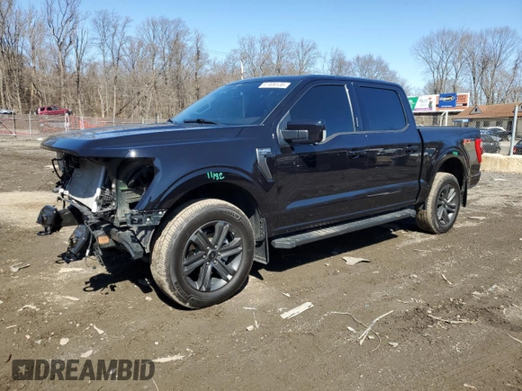 2023 Ford F-150 XL with VIN 1FTFW1E88PKE75844, listed as a Copart auction lot 47406135 with 19,471 mi miles and Salvage Title. Bid and sale history available at carsss.com. Image 1.