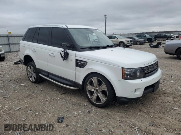2012 Land Rover Range Rover Sport SC with VIN SALSH2E45CA726713, listed as a Copart auction lot 83994934 with 84,010 mi miles and Salvage Title. Bid and sale history available at carsss.com. Image 4.