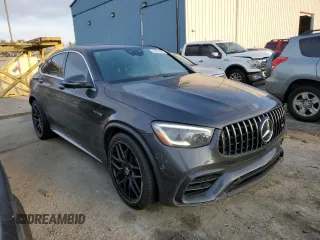 2020 Mercedes-Benz GLC with VIN WDC0J8KB5LF744831, listed as a Copart auction lot 85045494 with 43,739 mi miles and Salvage Title. Bid and sale history available at carsss.com. Image 4.