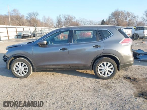 2016 Nissan Rogue S with VIN KNMAT2MV4GP647788, listed as a IAAI auction lot 41282602 with 96,556 mi miles. Bid and sale history available at carsss.com. Image 14.