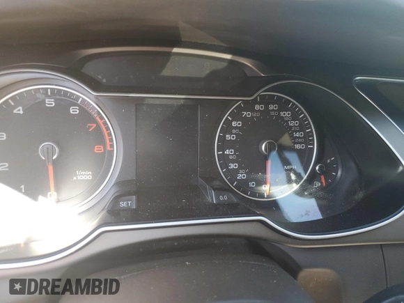 2014 Audi A4 Premium with VIN WAUAFAFL2EN000938, listed as a Copart auction lot 46825115 with 0 mi miles and Salvage Title. Bid and sale history available at carsss.com. Image 9.