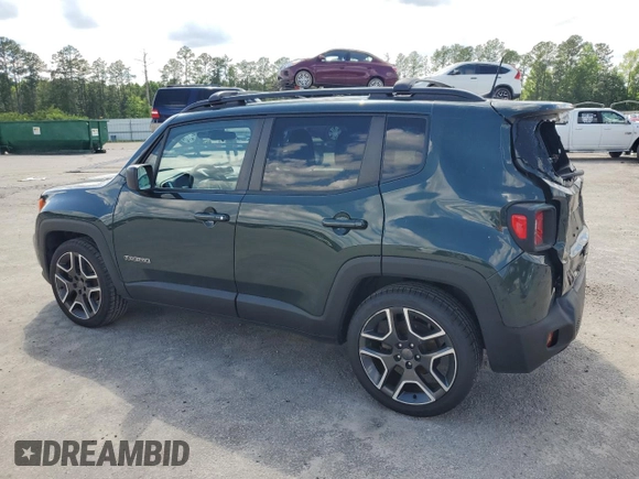 2021 Jeep Renegade Jeepster with VIN ZACNJCAB5MPM41821, listed as a Copart auction lot 55664685 with 34,194 mi miles and Salvage title. Bid and sale history available at DreamBid. Image 2.