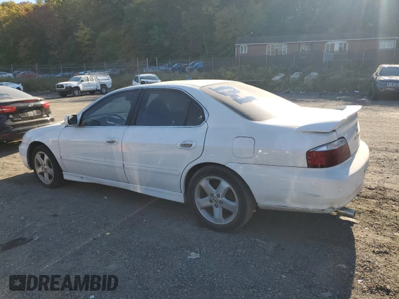 2002 Acura TL Type S w/Navigation with VIN 19UUA569X2A057127, listed as a Copart auction lot 76684194 with 0 mi miles and Salvage Title. Bid and sale history available at carsss.com. Image 2.