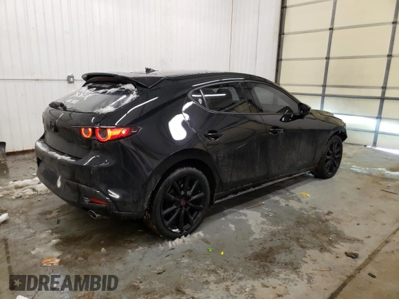 2020 Mazda Mazda3 Hatchback Premium Package with VIN JM1BPBNM8L1163683, listed as a Copart auction lot 73357992 with 43,688 mi miles. Bid and sale history available at carsss.com. Image 3.