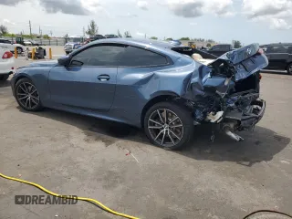 2021 BMW 4 Series 430i z VIN WBA53AP06MCF79573, wystawiony jako Copart lot #59136805 z przebiegiem 43 446 mil mil oraz Szkoda całkowita • Salvage title. Historia ofert i sprzedaży dostępna na DreamBid. Obrazek 2.