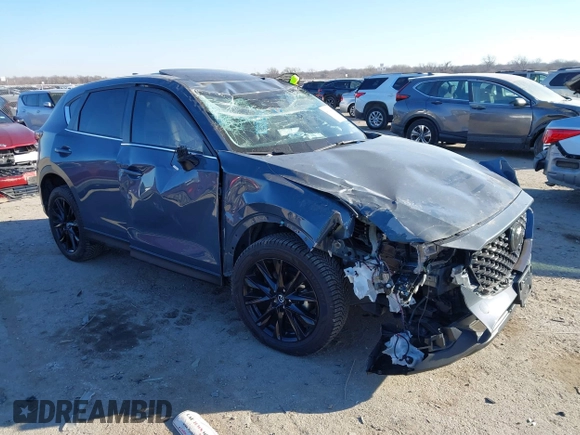 2022 Mazda CX-5 2.5 S Preferred Package with VIN JM3KFBCM7N1529973, listed as a IAAI auction lot 41394986 with 1 mi miles. Bid and sale history available at carsss.com. Image 1.