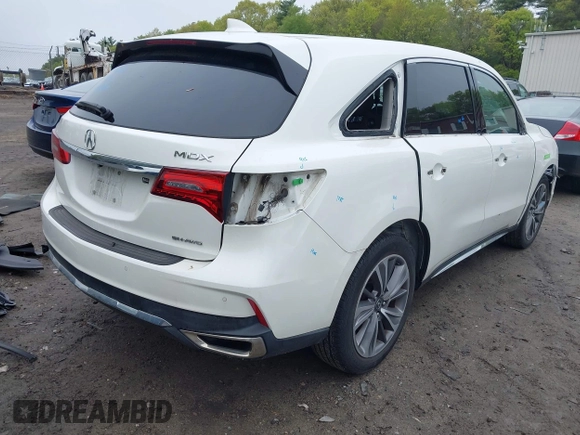 2019 Acura MDX Technology z VIN 5J8YD4H5XKL020502, wystawiony jako IAAI lot #42184271 z przebiegiem 88 876 mil mil oraz . Historia ofert i sprzedaży dostępna na DreamBid. Obrazek 4.