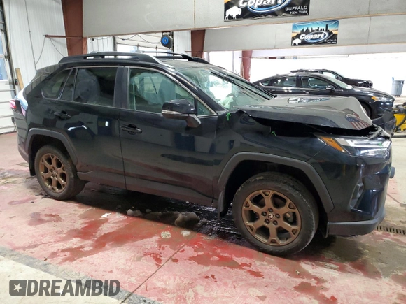 2023 Toyota RAV4 Hybrid XLE with VIN 2T3UWRFV6PW173891, listed as a Copart auction lot 86754714 with 37,120 mi miles and Salvage Title. Bid and sale history available at carsss.com. Image 4.