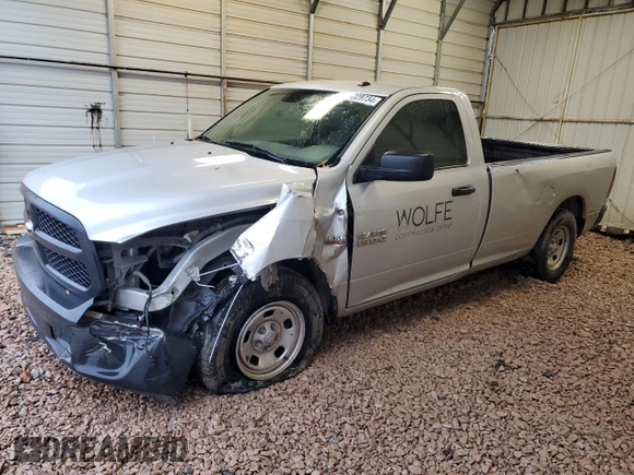 2017 Ram 1500 Tradesman with VIN 3C6JR6DTXHG790939, listed as a Copart auction lot 84028734 with 187,149 mi miles and Salvage title. Bid and sale history available at DreamBid. Image 1.