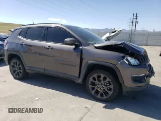 2021 Jeep Compass 80th Anniversary with VIN 3C4NJDEB1MT550319, listed as a Copart auction lot 52038445 with 28,461 mi miles and Salvage title. Bid and sale history available at DreamBid. Image 4.