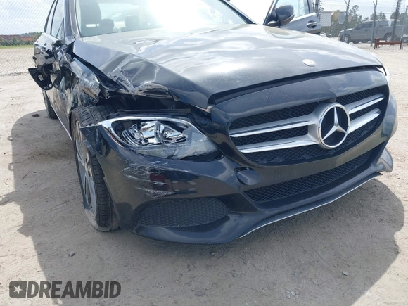 2017 Mercedes-Benz C 300 with VIN 55SWF4JB1HU190340, listed as a IAAI auction lot 41955855 with 158,810 mi miles and . Bid and sale history available at DreamBid. Image 6.