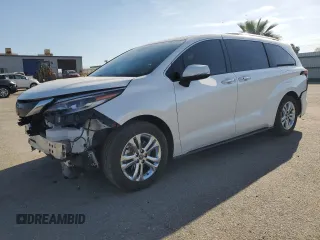 2023 Toyota Sienna Platinum with VIN 5TDESKFC4PS099796, listed as a Copart auction lot 49534595 with 42,279 mi miles and Salvage title. Bid and sale history available at DreamBid. Image 1.
